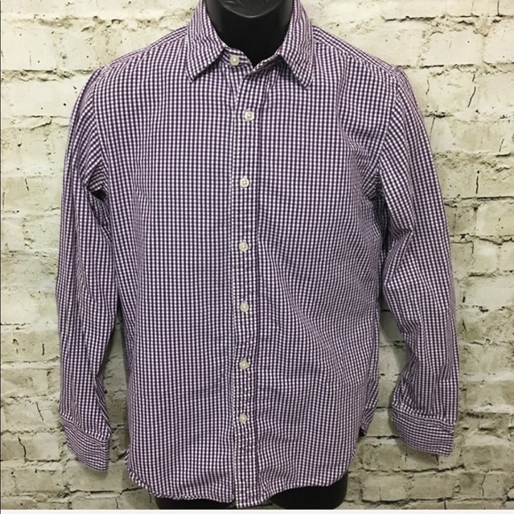 Fossil Purple Plaid Button Up Shirt - Picture 1 of 5